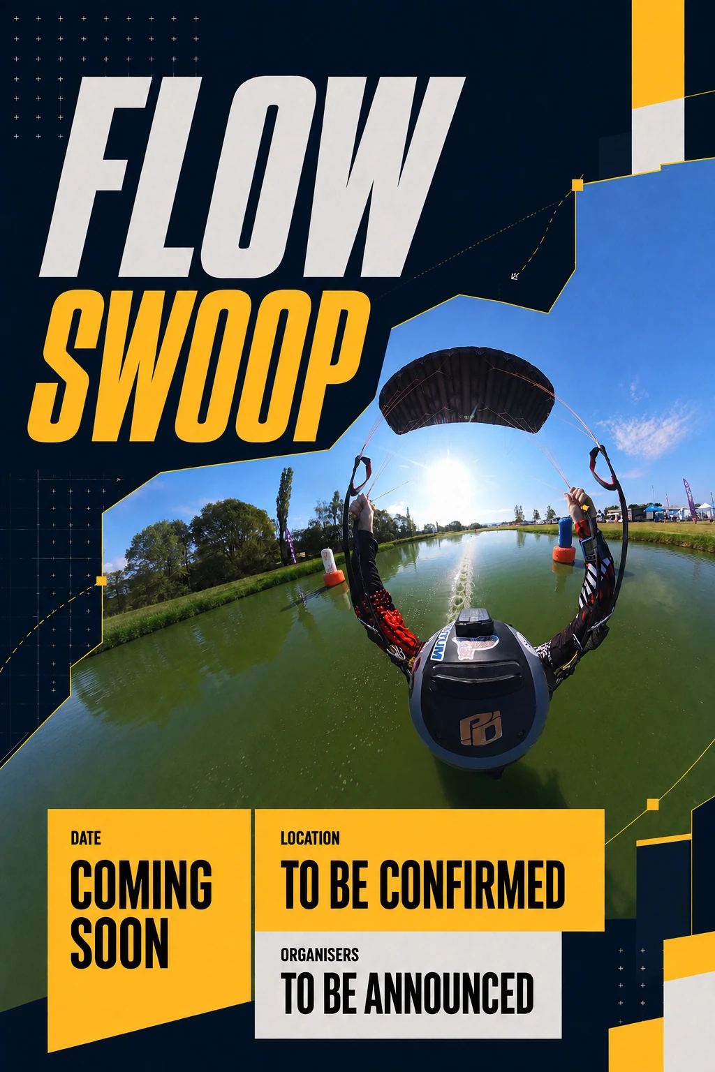 FLOW SWOOP canopy coaching event in yellow